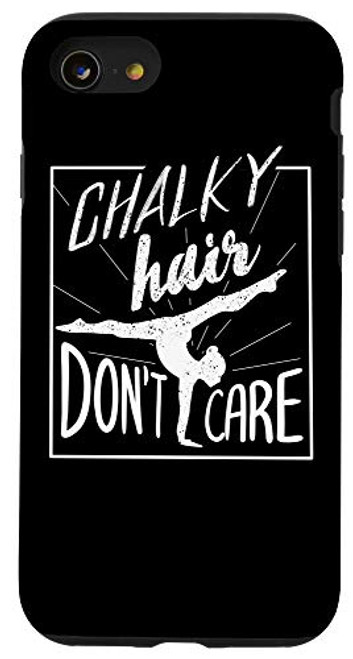 iPhone SE 2020 7 8 Chalky Hair Dont Care Cool Gymnast Jock Funny Girl Gift Case iPhone SE 2020 7 8 Chalky Hair Dont Care Cool Gymnast Jock Funny Girl Gift Case