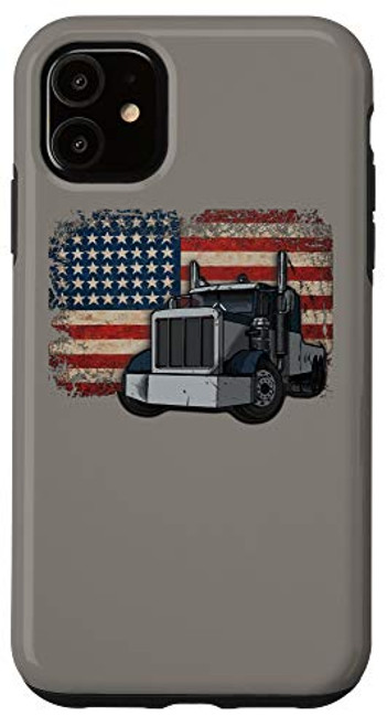 iPhone 11 Truck Driver American Flag Trucker Gift Patriotic Trucker Case iPhone 11 Truck Driver American Flag Trucker Gift Patriotic Trucker Case