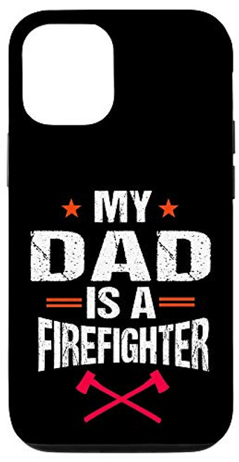 iPhone 12 12 Pro My Dad Is A Firefighter Vintage Thin Red Line Daughter Gift Case