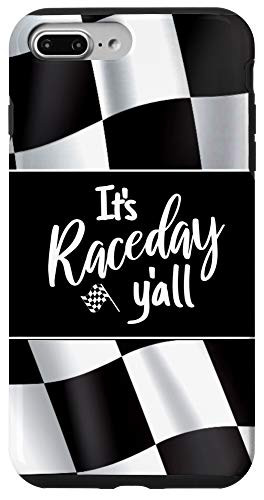 iPhone 7 Plus 8 Plus Checkered Flag Racing Quotes Finish Line Flag Case