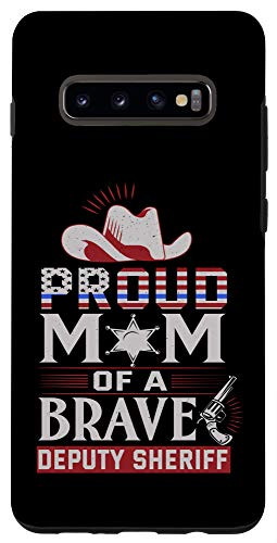 Galaxy S10plus  The Blue Line Deputy Sheriff Deputy Sheriff Gifts Deputy Mom Case
