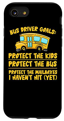 iPhone SE  2020    7   8 Bus Driver Goals - School Bus Driver Case