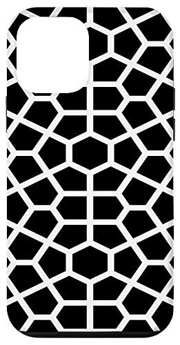 iPhone 12 mini Abstract Black and White Line art Design Case