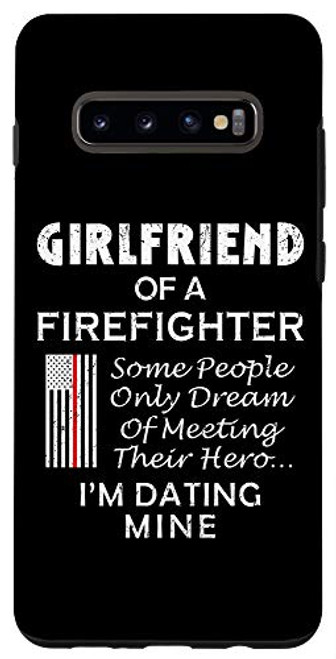Galaxy S10plus Thin Red Line American Flag Proud Girlfriend Of Firefighter Case Galaxy S10plus Thin Red Line American Flag Proud Girlfriend Of Firefighter Case