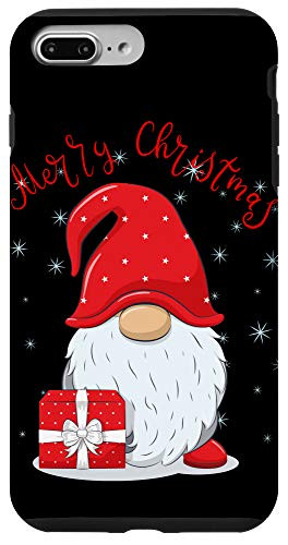 iPhone 7 Plus 8 Plus Garden Gnome Merry Christmas Phone Case