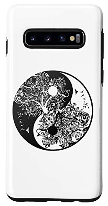 Galaxy S10 Yin Yang Bonsai Tree Care Japanese Buddhist Zen Calligraphy Case