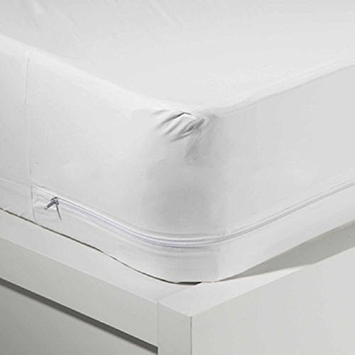 Elaine Karen QUEEN Vinyl Zippered Hypoallergenic, Waterproof, Durable, Certified Bed Bug Proof Mattress Encasement Protector Cover Elaine Karen QUEEN Vinyl Zippered Hypoallergenic, Waterproof, Durable, Certified Bed Bug Proof Mattress Encasement Protector Cover
