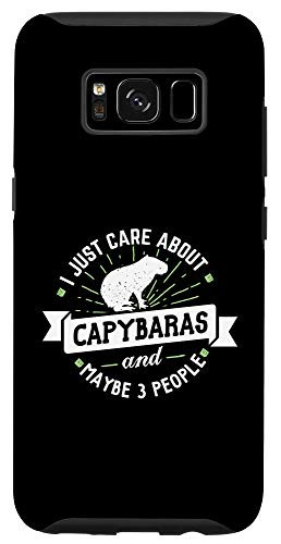 Galaxy S8 Capybaras - I Just Care About Capybaras Phone Case