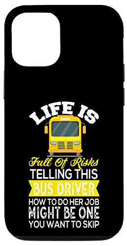 iPhone 12 12 Pro Funny Bus Driver School Bus Driving Case