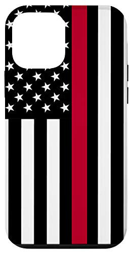 iPhone 12 mini Red Line Firefighter American Fireman Case