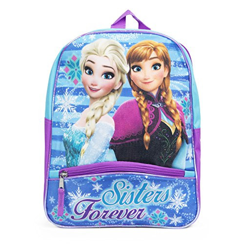 Disney Frozen Elsa and Anna Purple 12 Inch Toddler Backpack School Bag Disney Frozen Elsa and Anna Purple 12 Inch Toddler Backpack School Bag