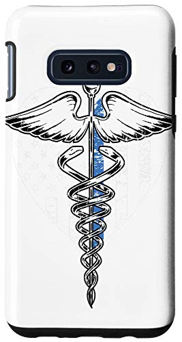 Galaxy S10e Vintage Retro Nurse Thin Blue Line Case