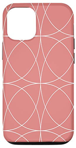 iPhone 12 12 Pro Coral Line Pattern Case