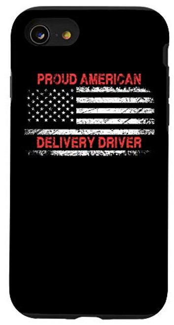 iPhone SE  2020    7   8 Proud American Patriotic USA Flag Gift Delivery Driver Case