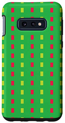 Galaxy S10e Abstract Geometric Dashed Lines Pattern Phone Case