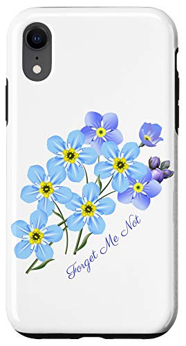 iPhone XR Forget-Me-Not Botanical Forget Me Not Flower Blue Flowers Case