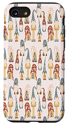 iPhone SE  2020    7   8 Garden Gnomes Pattern Merry Christmas Case Case