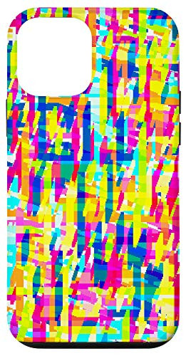 iPhone 12 mini Trendy Colorful Abstract Line Art Gift Case