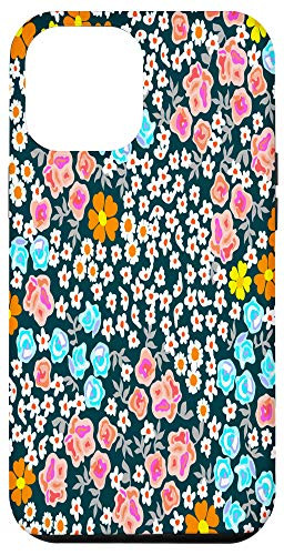 iPhone 12 Pro Max wall flower cute floral wallpaper pattern flowers lover gift Case
