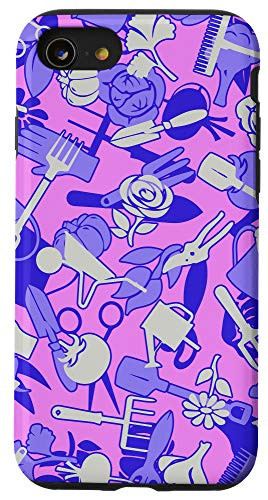 iPhone SE  2020    7   8 Gardening Botanist Garden Camo Gardener Pattern Pink Case