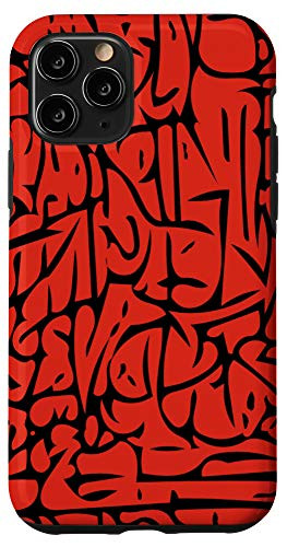 iPhone 11 Pro Abstract Red Lines Exotic Art for the Discerning Taste Case