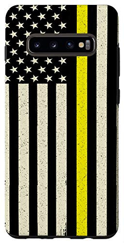 Galaxy S10plus  Tow Truck Driver Yellow Line Wrecker Driver Tow operator Case