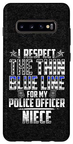 Galaxy S10plus  Niece Police Officer Thin Blue Line Case