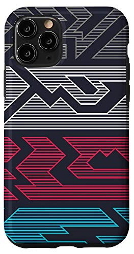 iPhone 11 Pro Simple Irregular Line Pattern Phone Case