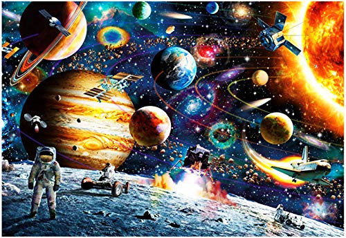 1000 Pieces Jigsaw Puzzles for Adults Big Puzzles Space Traveler Jigsaw Puzzles Educational Games Brain Challenge Toys Gift
