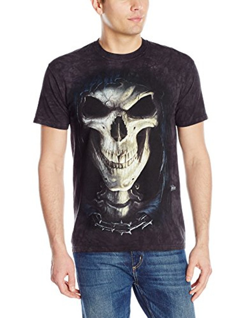 The Mountain Big Face Death Adult T-Shirt Black XL The Mountain Big Face Death Adult T-Shirt Black XL