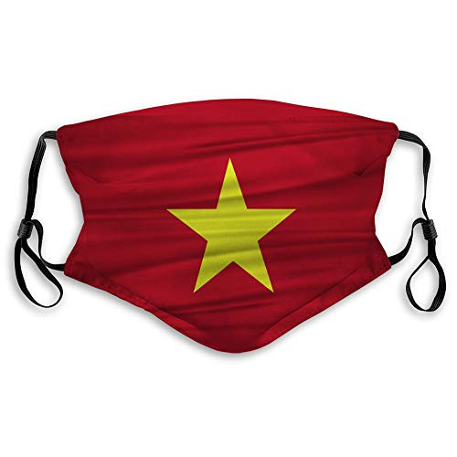 Safety Shield Reusable Outdoor Covers Vietnam flag flag of vietnam blowig Travel Cover Safety Shield Reusable Outdoor Covers Vietnam flag flag of vietnam blowig Travel Cover