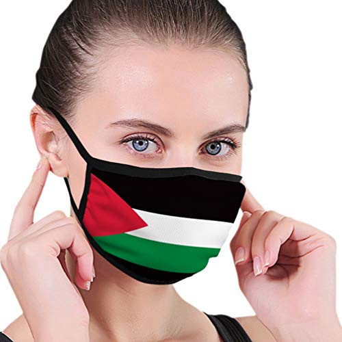GIRDEAR Safety Shield Reusable Outdoor Covers Palestine Flag Printed Cover GIRDEAR Safety Shield Reusable Outdoor Covers Palestine Flag Printed Cover