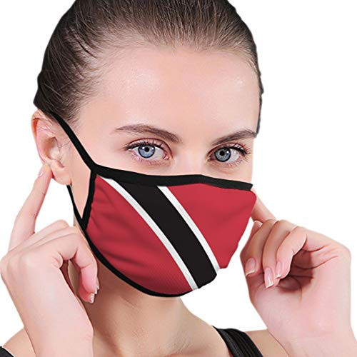 GIRDEAR Safety Shield Reusable Outdoor Covers Trinidad and Tobago Flag Polyester Covers GIRDEAR Safety Shield Reusable Outdoor Covers Trinidad and Tobago Flag Polyester Covers
