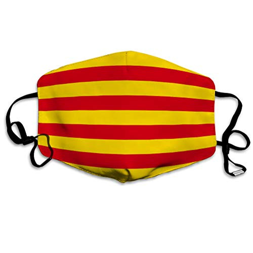 GIRDEAR Reusable Outdoor Mouth Cover Flag of Catalonia Safety Covers GIRDEAR Reusable Outdoor Mouth Cover Flag of Catalonia Safety Covers