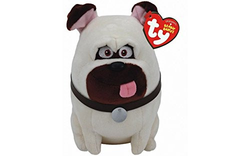 TY Beanie Babies 8" Secret Life of Pets - Mel The Pug, Perfect Plush!