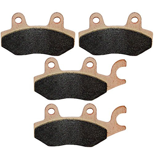 Caltric Front Rear Brake Pads Compatible With Kawasaki Ex300 Ninja 300 Abs 2013 Sintered Front Rear Pads