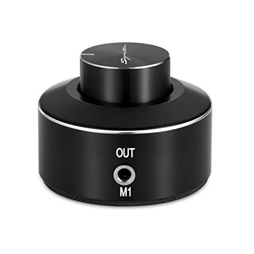 SynoRiver Mini Active Volume Control Knob Volume Controller 3.5mm Audio Adjuster PC Speaker Amplifier Switcher