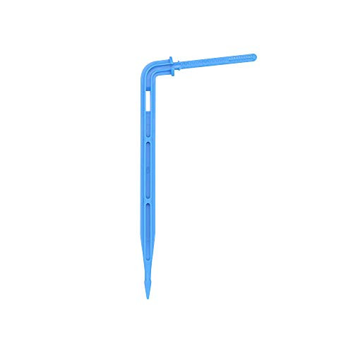 Watering Flowers Micro Dripper Garden Watering Greenhouse Emitters Drip Irrigation 3 5mm Hose Arrow Dripper 100Pcs-Bend ArrowBlue