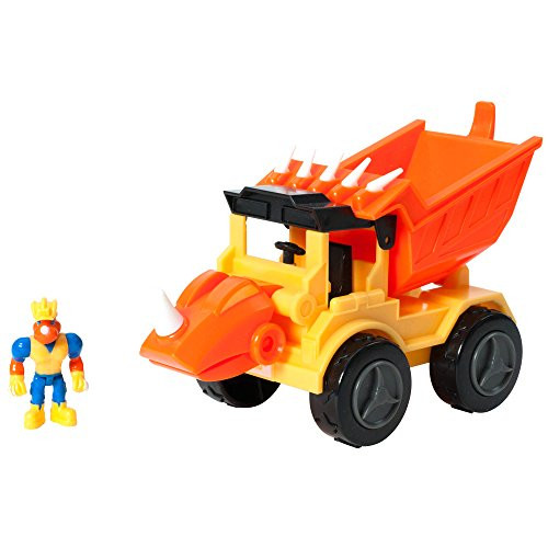 Educational Insights Dino Construction Company Rocko the Styracosaurus Dump Truck