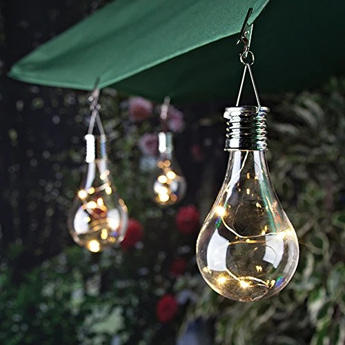 Waterproof Solar Rotatable Outdoor Garden Camping Hanging LED Light Lamp Bulb LED Light Valentines Day St. Patricks Day Easter Ramadan Onsale