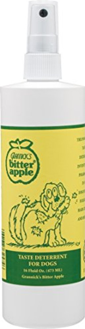Grannick's Bitter Apple for Dogs Spray Bottle, 16 Ounces