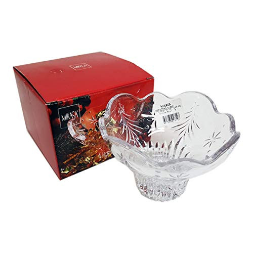 Mikasa Christmas Night 6 inch  Footed Bowl