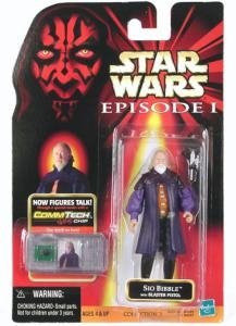 Star Wars Episode I Sio Bibble 3.75" Action Figure with CommTech Chip