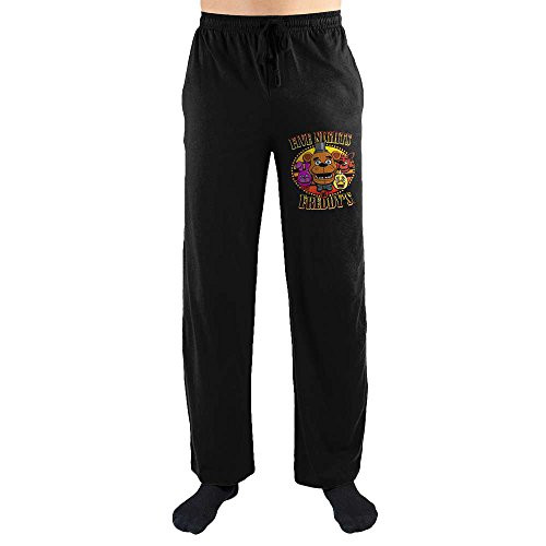 FNaF Five Nights at Freddys Animatronics Characters Print Mens Loungewear Lounge PantsX-Large