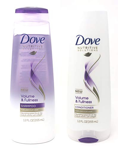 Dove Nutritive Solutions Shampoo  and  Conditioner Set Volume  and  Fullness 12 Ounces Each  Set includes 2 Items