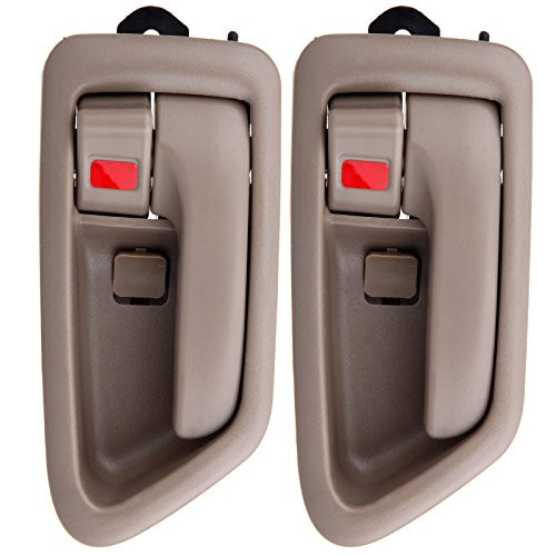 ECCPP Door Handles Interior inside Inner Passenger Side for 1997 1998 1999 2000 2001 for Toyota Camry Beige 2pcs