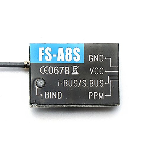 LHI A8S 2.4G 8CH Mini SBUS PPM Receiver i-BUS For Quadcopter FS-i6X Rc FS-i4 FS-i6 FS-i6S Transmitter