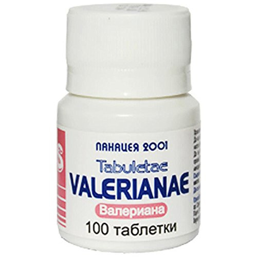 Premium Bulgarian Organic Valerian Root Natural Sleep Aid and Relaxing  Valeriana Officinalis Caprifoliaceae  100 Tablets 100 Mg.