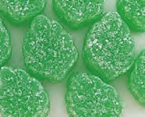 Green Spearmint Leaves Candy 5LB Bag  Bulk
