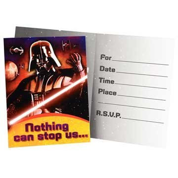 Star Wars Invitations 8ct